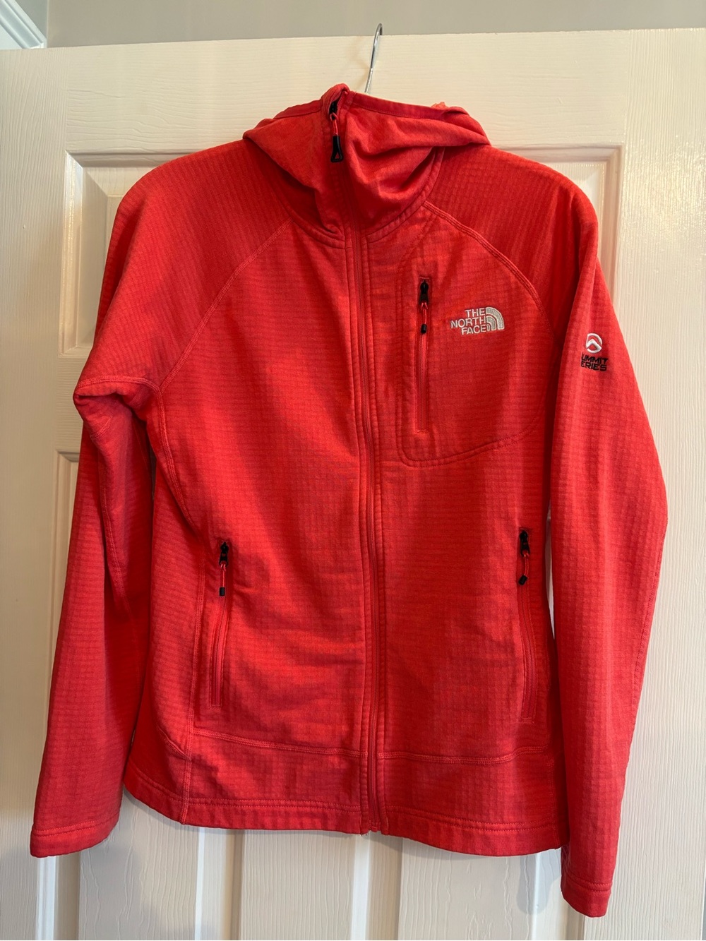 The North Face Women's  orangeish  Full-Zip Hooded Jacket